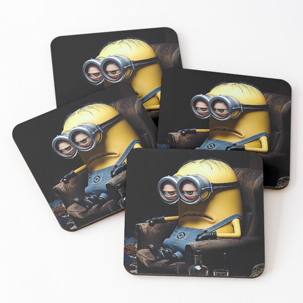 Item preview, Depressed Minion in Armchair - Dark Humor Art designed and sold by DeerHouse.