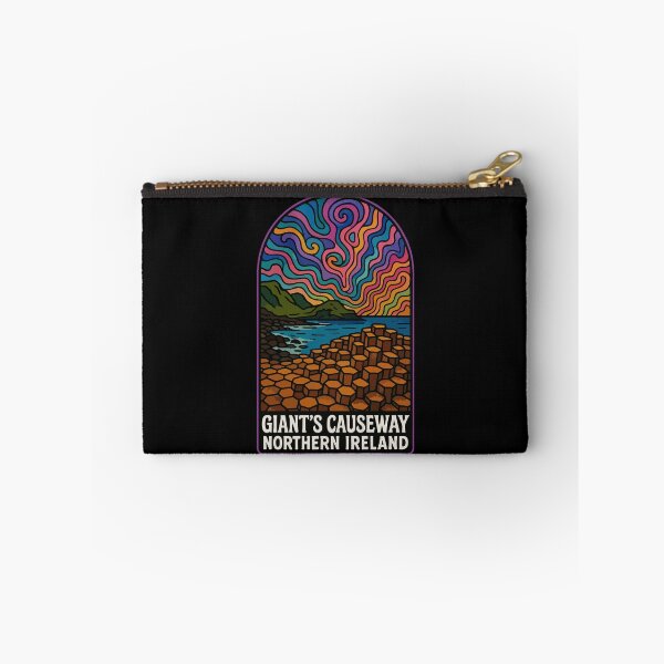 Item preview, Giant's Causeway Northern Ireland Trippy Travel designed and sold by TomFrontierArt.