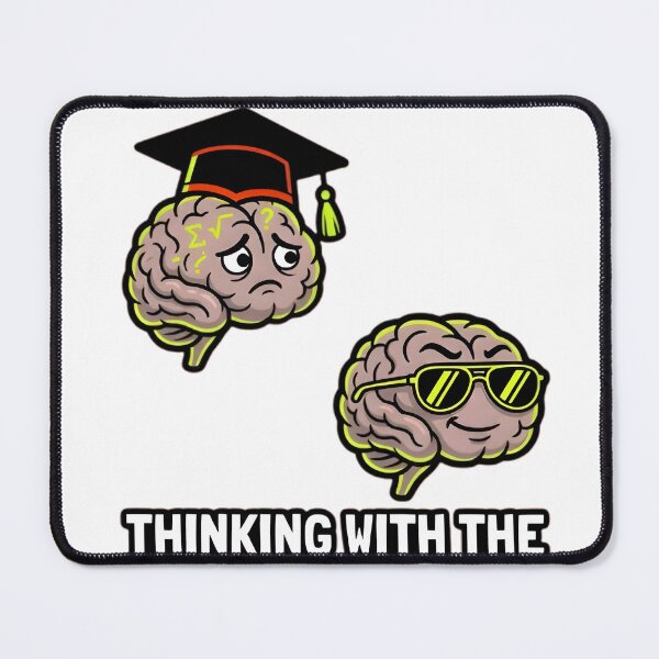 Item preview, Two Brains Funny Adult Sarcastic Humor Design designed and sold by RawInkCo.