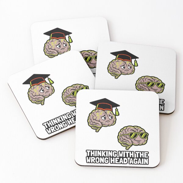Item preview, Two Brains Funny Adult Sarcastic Humor Design designed and sold by RawInkCo.