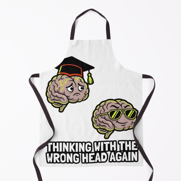 Item preview, Two Brains Funny Adult Sarcastic Humor Design designed and sold by RawInkCo.
