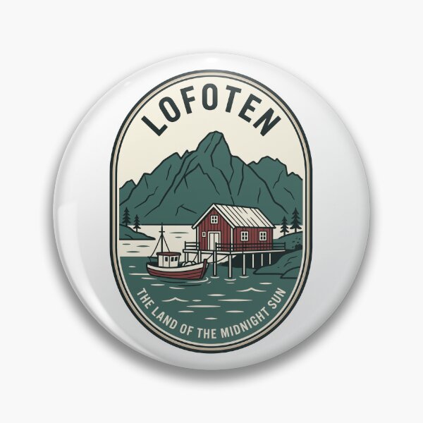 Item preview, Vintage Lofoten Norway Midnight Sun Landscape designed and sold by k3rstman1.