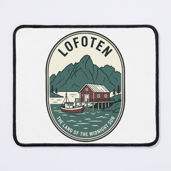 Item preview, Vintage Lofoten Norway Midnight Sun Landscape designed and sold by k3rstman1.