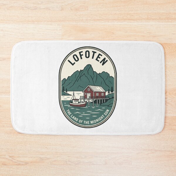 Item preview, Vintage Lofoten Norway Midnight Sun Landscape designed and sold by k3rstman1.