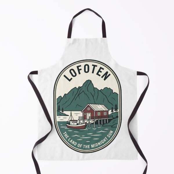 Item preview, Vintage Lofoten Norway Midnight Sun Landscape designed and sold by k3rstman1.
