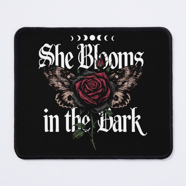 Item preview, She Blooms in the Dark | Gothic Death Moth Rose | Dark Feminine Witchcore designed and sold by VoidPixelAU.
