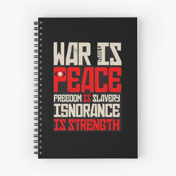 Item preview, War Is Peace Dystopian Political Quote Design designed and sold by Ekonolotie.