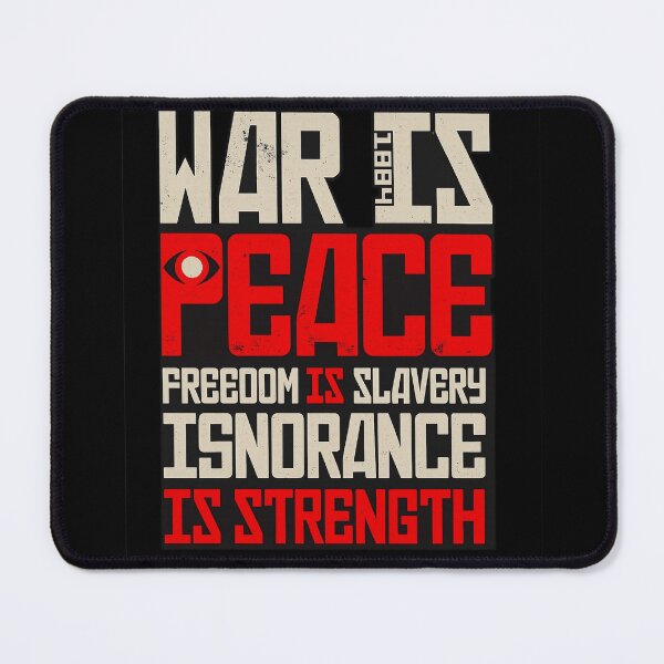 Item preview, War Is Peace Dystopian Political Quote Design designed and sold by Ekonolotie.