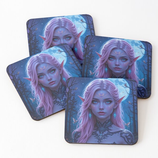Item preview, Moon Elf Portrait designed and sold by RaF71PrO.