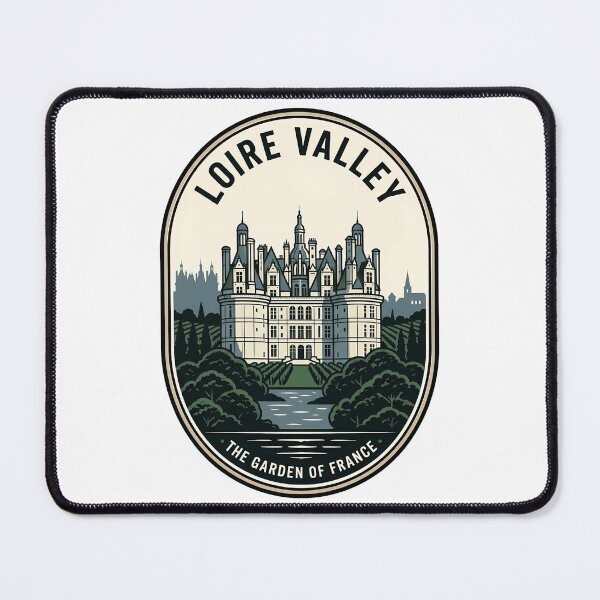 Item preview, Vintage Loire Valley France Chateau Travel Badge designed and sold by k3rstman1.