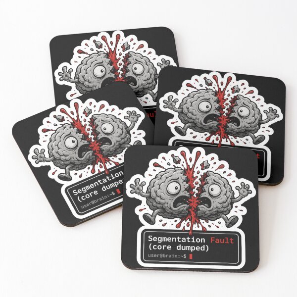 Item preview, Segmentation Fault Sticker | Funny Programmer Coding Developer Design designed and sold by SoulMint.