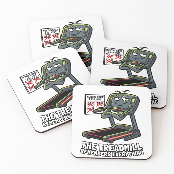 Item preview, Judgmental Treadmill Gym Dark Humor Funny Shirt designed and sold by RawInkCo.