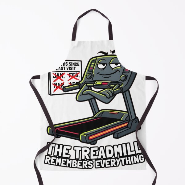 Item preview, Judgmental Treadmill Gym Dark Humor Funny Shirt designed and sold by RawInkCo.