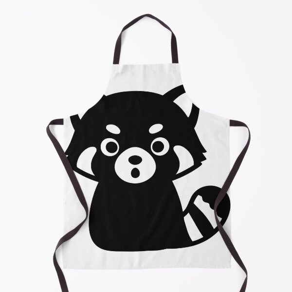 Item preview, Cute Red Panda Sticker - Kawaii Chibi Surprised Animal Silhouette Monochrome Woodland Nursery Art designed and sold by BestChoiceService.