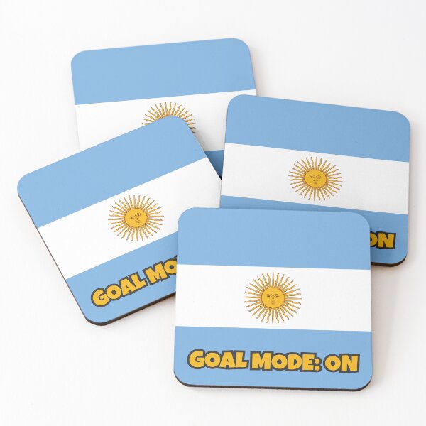 Item preview, Argentina Soccer Fan Design – GOALMODE: ON Football Collection designed and sold by LovelyHappyGift.