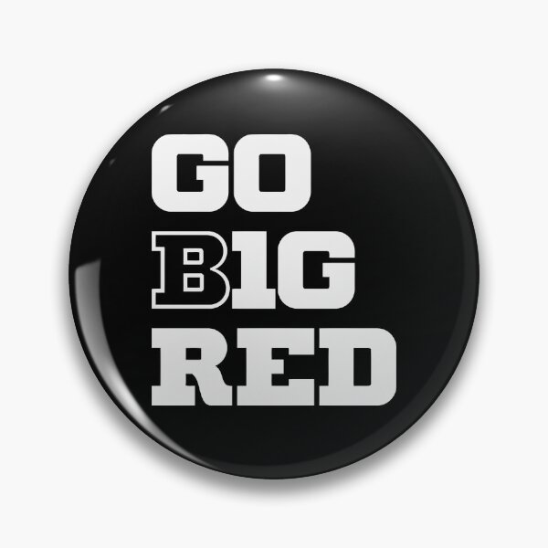 Item preview, Go Big Red College Sports Bold Typography designed and sold by aaronsbradly.