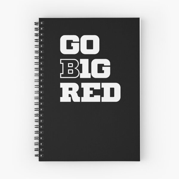 Item preview, Go Big Red College Sports Bold Typography designed and sold by aaronsbradly.