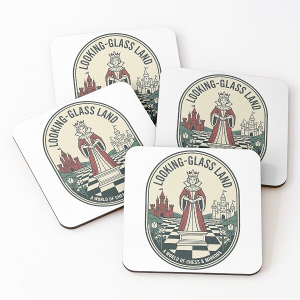 Item preview, Vintage Looking Glass Land Chess Queen Emblem designed and sold by k3rstman1.