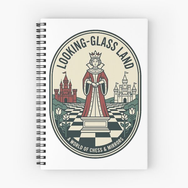 Item preview, Vintage Looking Glass Land Chess Queen Emblem designed and sold by k3rstman1.