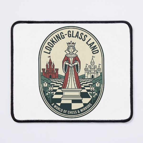 Item preview, Vintage Looking Glass Land Chess Queen Emblem designed and sold by k3rstman1.
