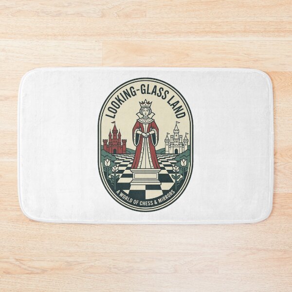 Item preview, Vintage Looking Glass Land Chess Queen Emblem designed and sold by k3rstman1.