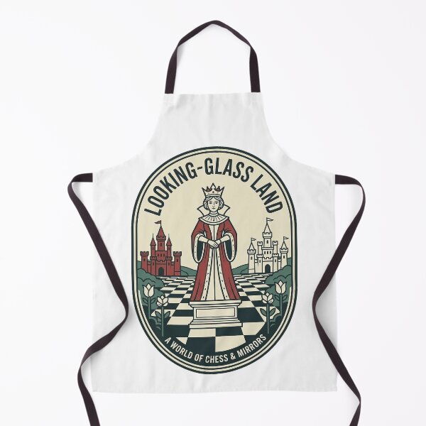 Item preview, Vintage Looking Glass Land Chess Queen Emblem designed and sold by k3rstman1.