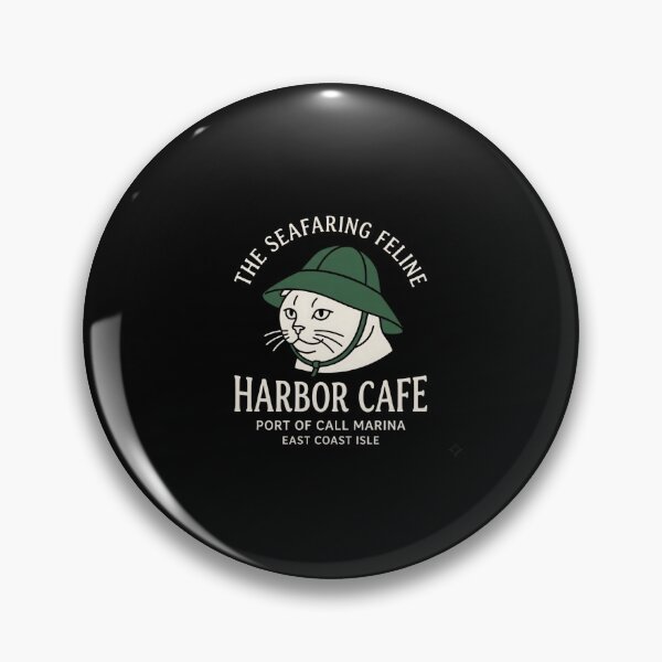 Item preview, Seafaring Feline Harbor Cafe Cat T-Shirt designed and sold by artlife4.