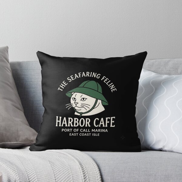 Item preview, Seafaring Feline Harbor Cafe Cat T-Shirt designed and sold by artlife4.