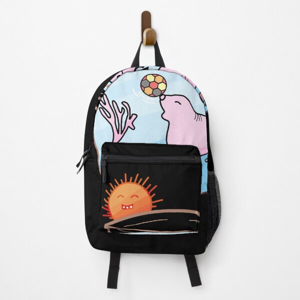 Item preview, Cute Pink Seal Playing Ball Fishbowl Octopus designed and sold by MigWhimsy.