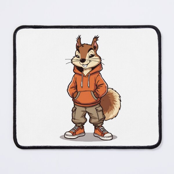 Item preview, Urban Streetwear Squirrel – Cool Cartoon Squirrel in Oversized Hoodie designed and sold by Aesthicer.