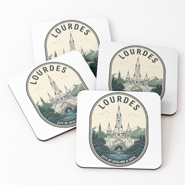 Item preview, Lourdes France Sanctuary City of Healing Vintage Badge designed and sold by k3rstman1.