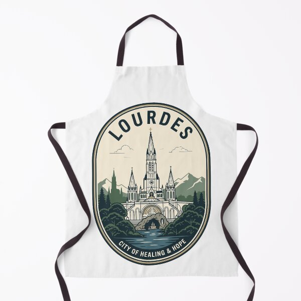 Item preview, Lourdes France Sanctuary City of Healing Vintage Badge designed and sold by k3rstman1.