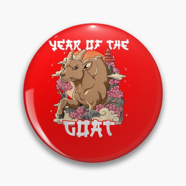 Item preview, Year Of The Goat Chinese Zodiac Lunar New Year designed and sold by GrumpySableye.