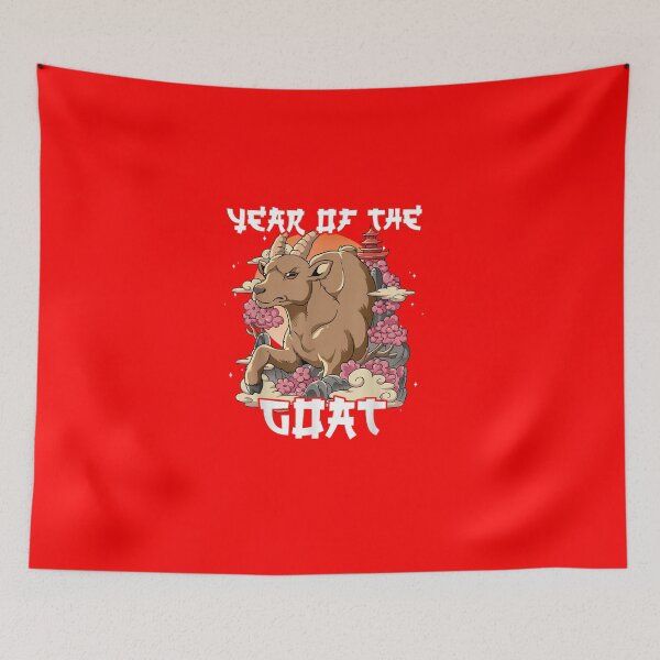 Item preview, Year Of The Goat Chinese Zodiac Lunar New Year designed and sold by GrumpySableye.