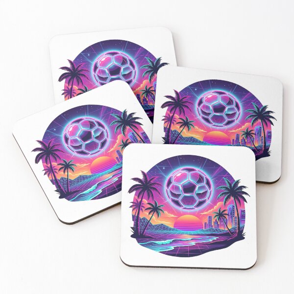 Item preview, Retro Miami Soccer Club – Vintage Summer Football Vibes designed and sold by Melia-Store.