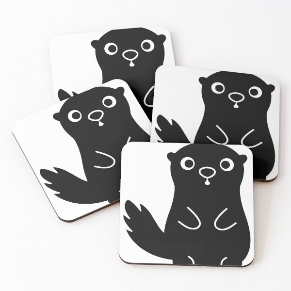 Item preview, Cute Sea Otter Sticker - Kawaii River Otter Line Art Print Minimalist Marine Animal Nursery Decor designed and sold by BestChoiceService.