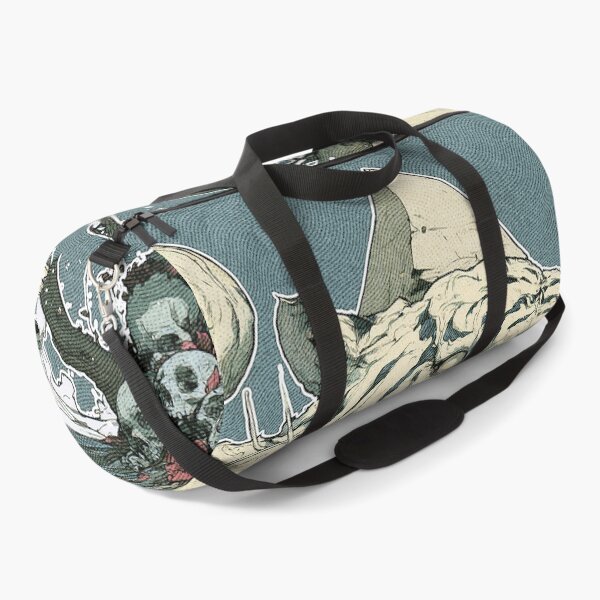 Item preview, Surreal White Tiger Illustration | Dark Aesthetic Skulls and Pyramid Art designed and sold by Qim X Fantasy.