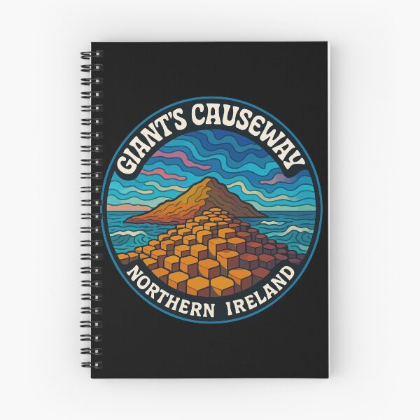 Item preview, Giant's Causeway Northern Ireland Trippy Art Travel designed and sold by TomFrontierArt.