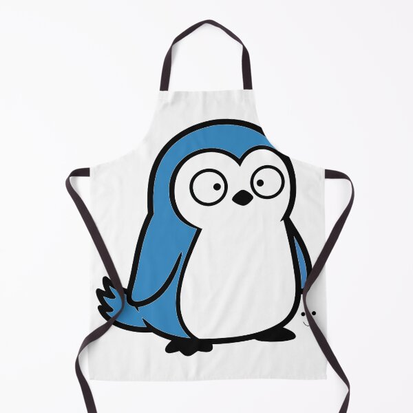 Item preview, Cute Blue Penguin Sticker - Kawaii Chibi Derpy Bird Illustration Winter Animal Black Background Nursery Wall Art designed and sold by BestChoiceService.