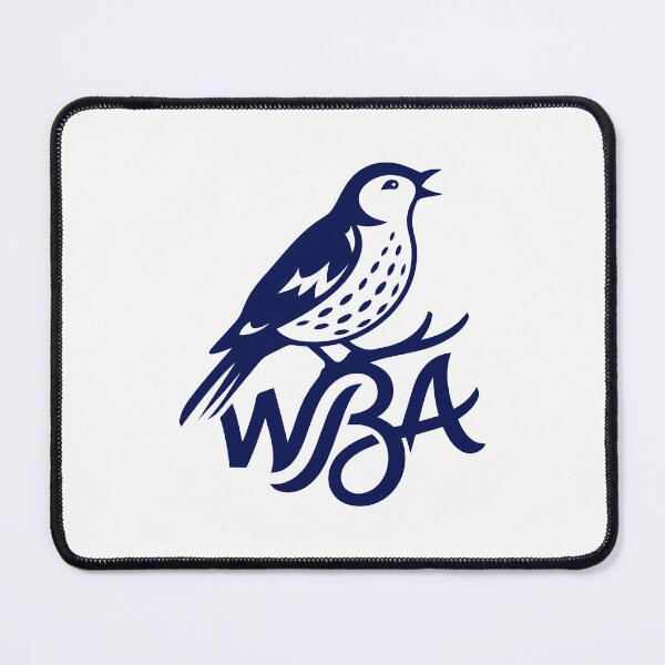 Item preview, West Bromwich Albion WBA Minimalist Throttle Bird Logo designed and sold by aaronsbradly.