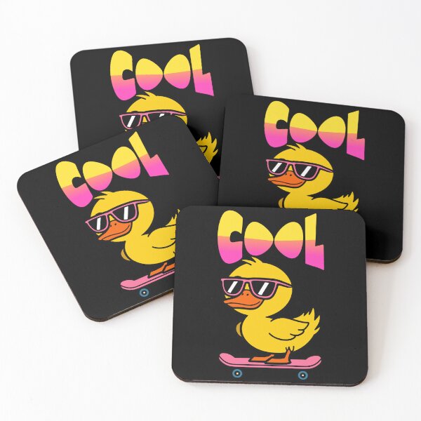 Item preview, Cool Skateboarding Duck – Retro Funny Duck on Skateboard Design designed and sold by Karim-Karem.
