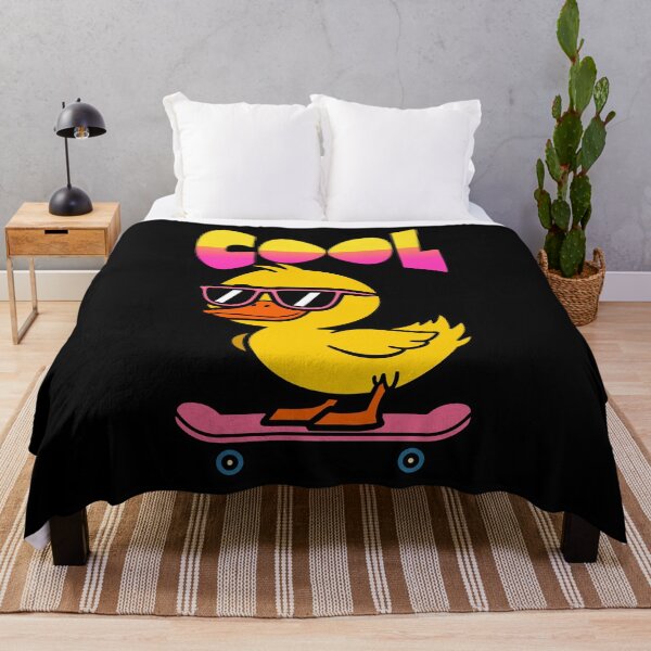 Item preview, Cool Skateboarding Duck – Retro Funny Duck on Skateboard Design designed and sold by Karim-Karem.