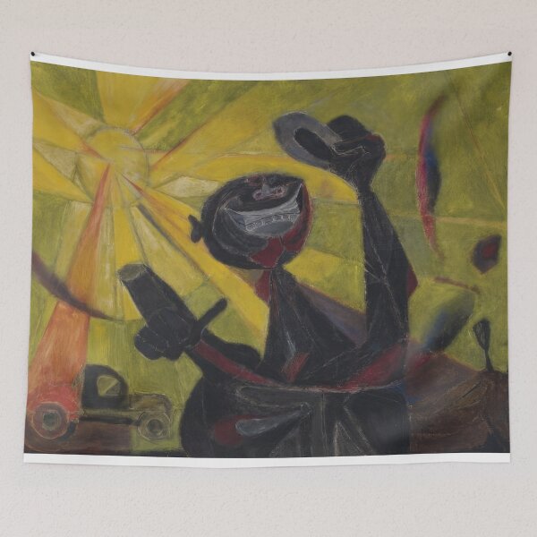 Item preview, Rufino Tamayo (39) - Vibrant Modernist Artwork Inspired by Rufino Tamayo | Colorful Expressionist Art Print Best Artist  designed and sold by CleoniqueH.