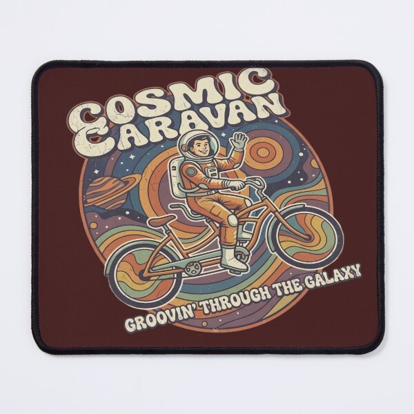 Item preview, Retro Astronaut On A Bicycle designed and sold by colonel-adithya.