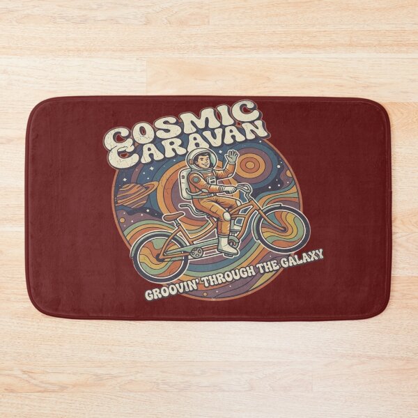 Item preview, Retro Astronaut On A Bicycle designed and sold by colonel-adithya.