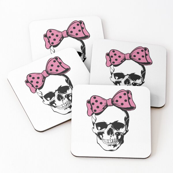 Item preview, Pink Bow Skull T-Shirt, Edgy Goth Rockabilly Alternative Women's  designed and sold by Gravelpeak Co..