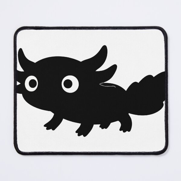 Item preview, Cute Axolotl Sticker - Kawaii Chibi Salamander Silhouette Print Minimalist Aquatic Animal Nursery Wall Art designed and sold by BestChoiceService.