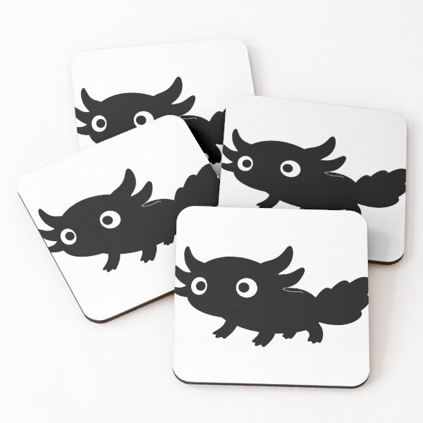 Item preview, Cute Axolotl Sticker - Kawaii Chibi Salamander Silhouette Print Minimalist Aquatic Animal Nursery Wall Art designed and sold by BestChoiceService.