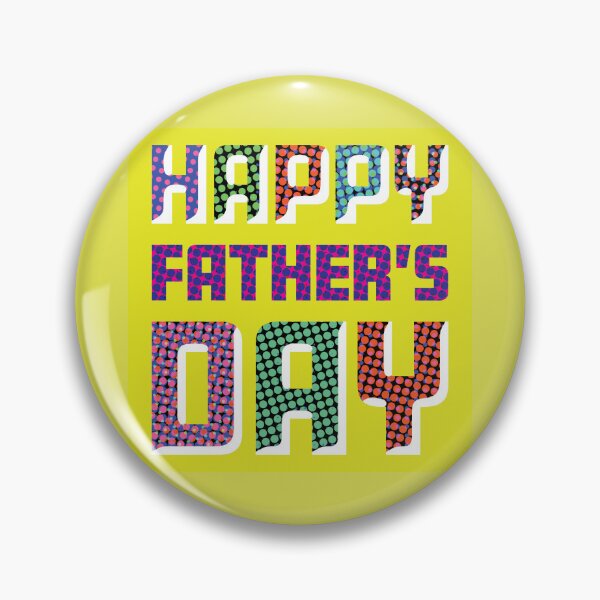 Item preview, Father's Day Vibrant Op Art Lettering designed and sold by cremedecolor.