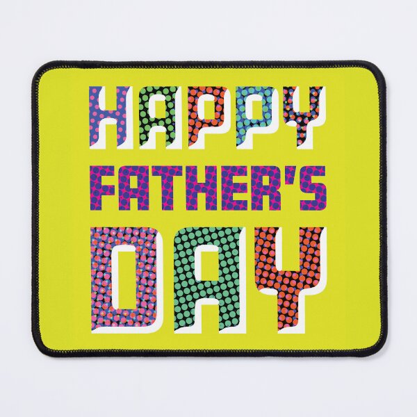 Item preview, Father's Day Vibrant Op Art Lettering designed and sold by cremedecolor.